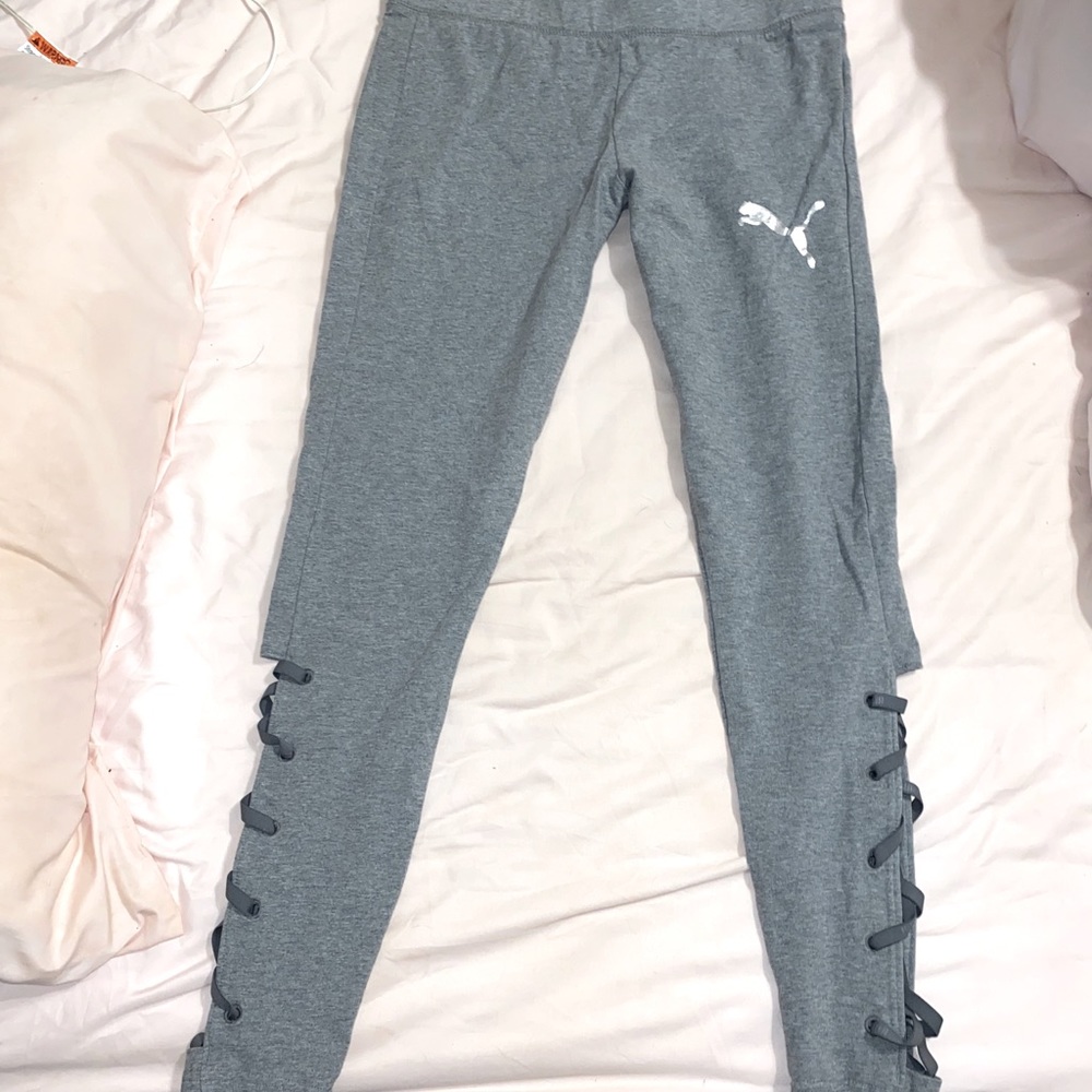 Reebok lace up leggings